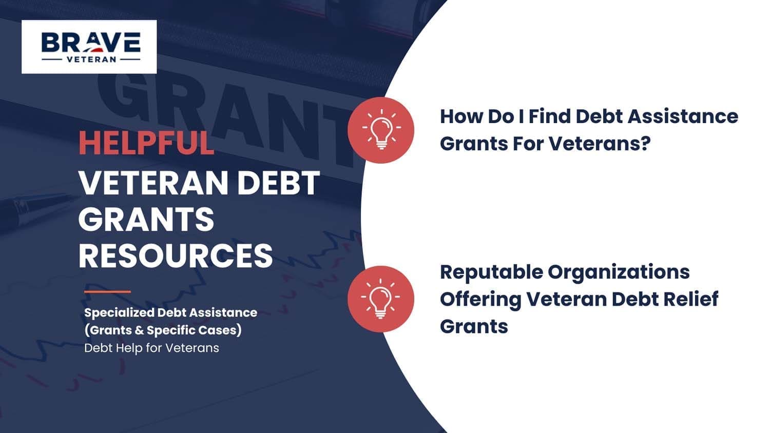Helpful Veteran Debt Grants Resources